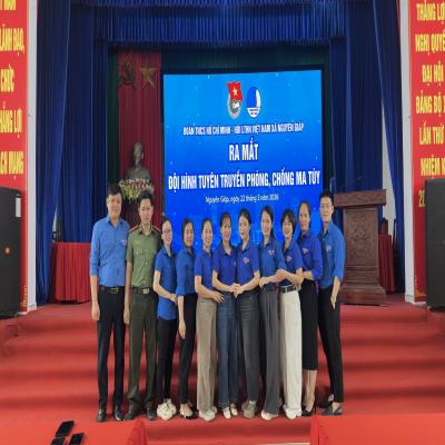 Đoàn TNCS Hồ Chí Minh xã Nguyên Giáp tổ chức Hội nghị tuyên truyền phòng, chống tệ nạn xã hội cho đoàn viên thanh niên